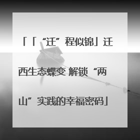「“迁”程似锦」迁西生态蝶变 解锁“两山”实践的幸福密码