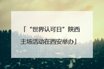 “世界认可日”陕西主场活动在西安举办