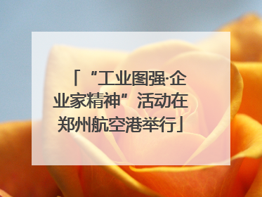 “工业图强·企业家精神”活动在郑州航空港举行