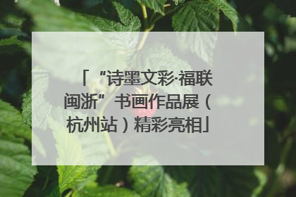 “诗墨文彩·福联闽浙”书画作品展（杭州站）精彩亮相
