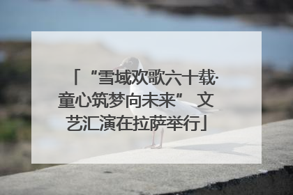 “雪域欢歌六十载·童心筑梦向未来” 文艺汇演在拉萨举行