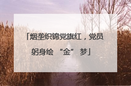 烟垄织锦党旗红，党员躬身绘 “金” 梦