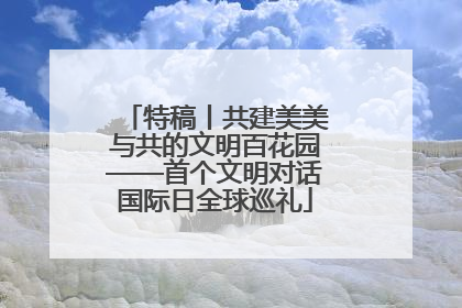 特稿丨共建美美与共的文明百花园——首个文明对话国际日全球巡礼