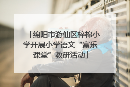 绵阳市游仙区梓棉小学开展小学语文“富乐课堂”教研活动
