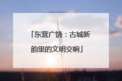 东营广饶：古城新韵里的文明交响