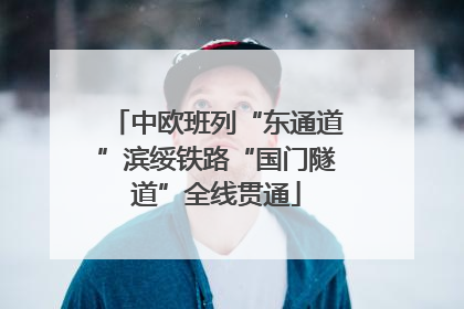 中欧班列“东通道”滨绥铁路“国门隧道”全线贯通
