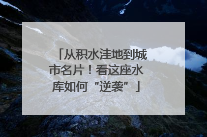 从积水洼地到城市名片！看这座水库如何“逆袭”