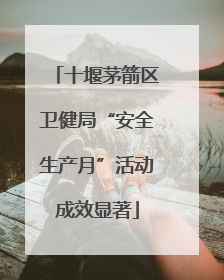 十堰茅箭区卫健局“安全生产月”活动成效显著
