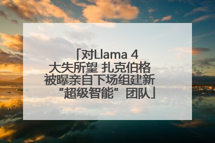 对Llama 4大失所望 扎克伯格被曝亲自下场组建新“超级智能”团队