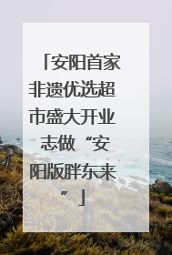 安阳首家非遗优选超市盛大开业 志做“安阳版胖东来”