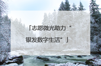 志愿微光助力“银发数字生活”