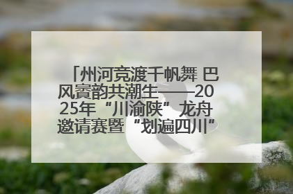 州河竞渡千帆舞 巴风賨韵共潮生——2025年“川渝陕”龙舟邀请赛暨“划遍四川”达川站圆满收官