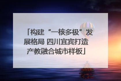 构建“一核多极”发展格局 四川宜宾打造产教融合城市样板