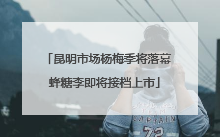 昆明市场杨梅季将落幕 蜂糖李即将接档上市