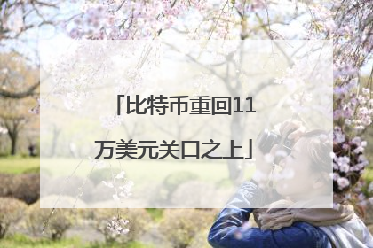 比特币重回11万美元关口之上