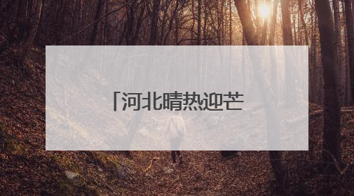 河北晴热迎芒种，多地气温突破37℃