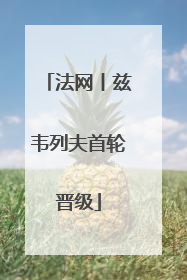 法网丨兹韦列夫首轮晋级