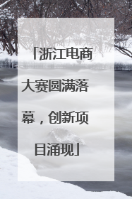 浙江电商大赛圆满落幕，创新项目涌现