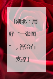 湖北：用好“一张图”，智治有支撑