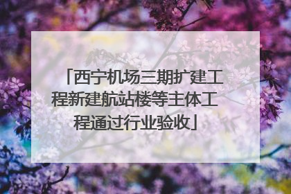 西宁机场三期扩建工程新建航站楼等主体工程通过行业验收