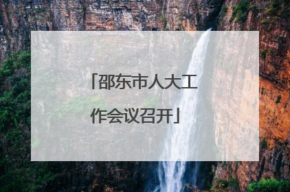 邵东市人大工作会议召开