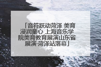 音符跃动菏泽 美育浸润童心 上海音乐学院美育教育展演山东省展演·菏泽站落幕