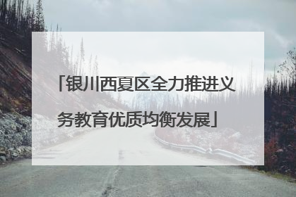 银川西夏区全力推进义务教育优质均衡发展