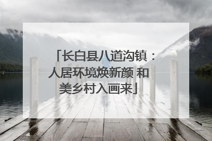 长白县八道沟镇：人居环境焕新颜 和美乡村入画来