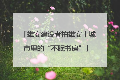 雄安建设者拍雄安丨城市里的“不眠书房”