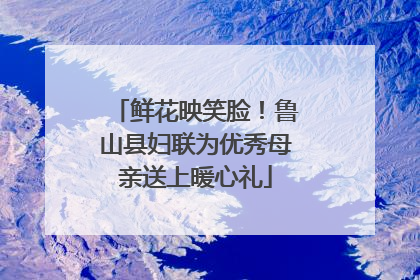 鲜花映笑脸！鲁山县妇联为优秀母亲送上暖心礼